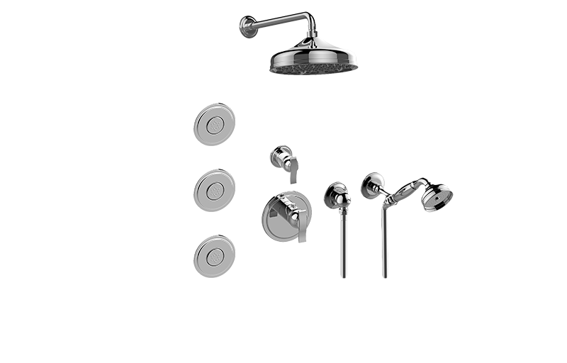 M-Series Full Thermostatic Shower System with Diverter Valve