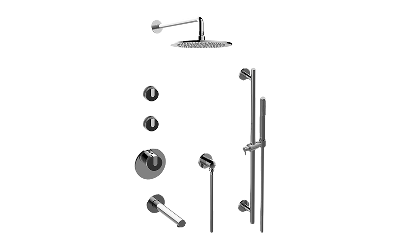 MOD+ M-Series Thermostatic Shower System - Tub and Shower with Handshower