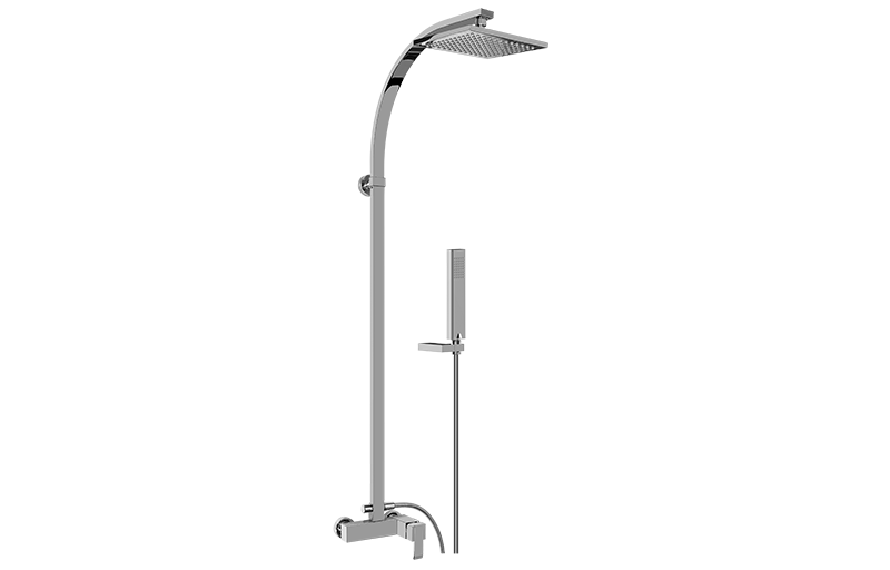 Qubic Exposed Shower System