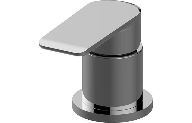 Deck-mounted bathtub mixer