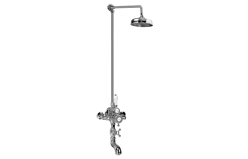 Exposed Thermostatic Tub and Shower System (Rough & Trim)