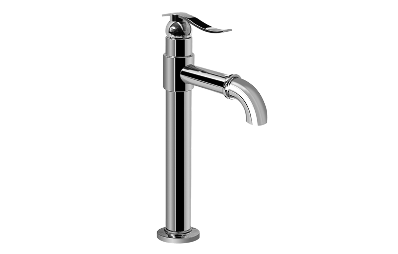 Single lever basin mixer - high