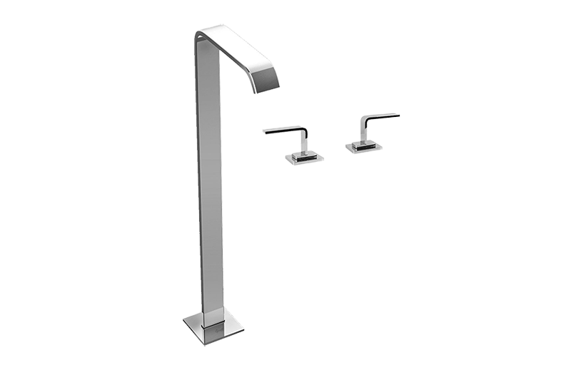 Immersion Floor-Mounted Tub Filler (Rough and Trim)