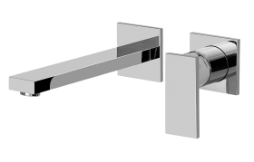 Solar Wall-Mounted Lavatory Faucet w/Single Handle