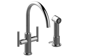 Sospiro Single-Hole Bar/Prep Faucet with Independent Side Spray