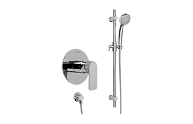 Contemporary Pressure Balancing Shower Set (Rough & Trim)