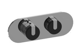 UP-Thermostat M-Series mit 2 Griffen - AP-Teil