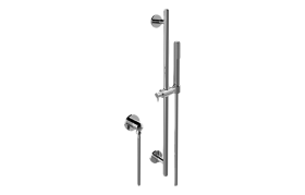 Contemporary Handshower w/Wall-Mounted Slide Bar