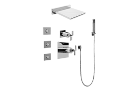 Square Water Feature System w/Diverter Valve
