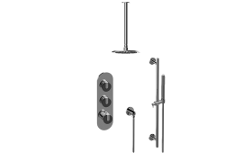 MOD+ M-Series Thermostatic Shower System - Shower with Handshower